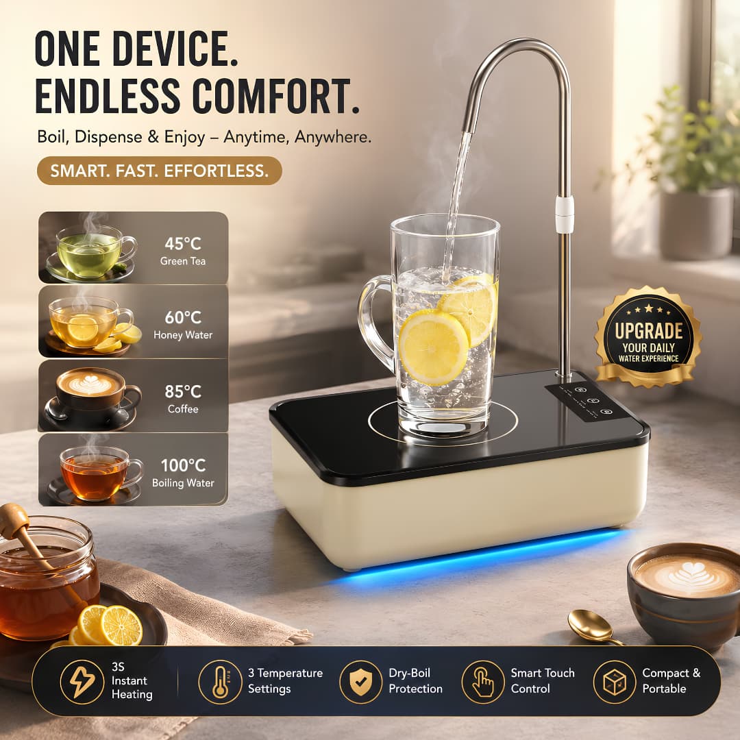 Smart Instant Hot Water Dispenser – Adjustable Temperature Water Boiler